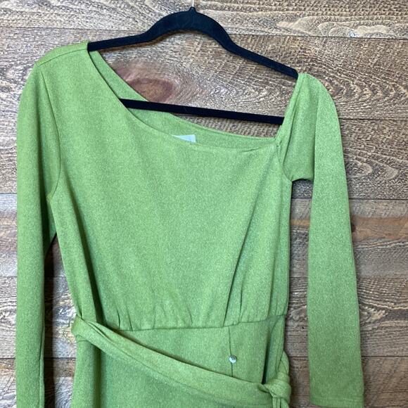 Lovers And Friends Revolve Kayla Midi Dress Green Lightweight Size Small NWT - Picture 5 of 9